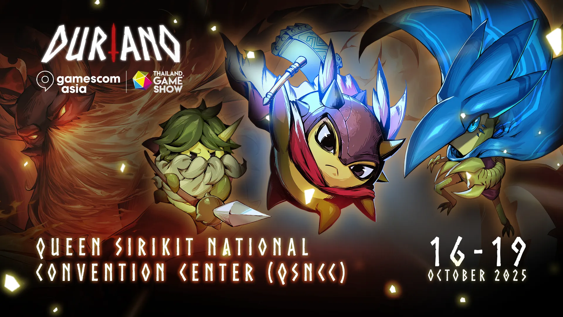 Duriano Joins Gamescom Asia x Thailand Game Show 2025 | The Legendary Guardian Returns!