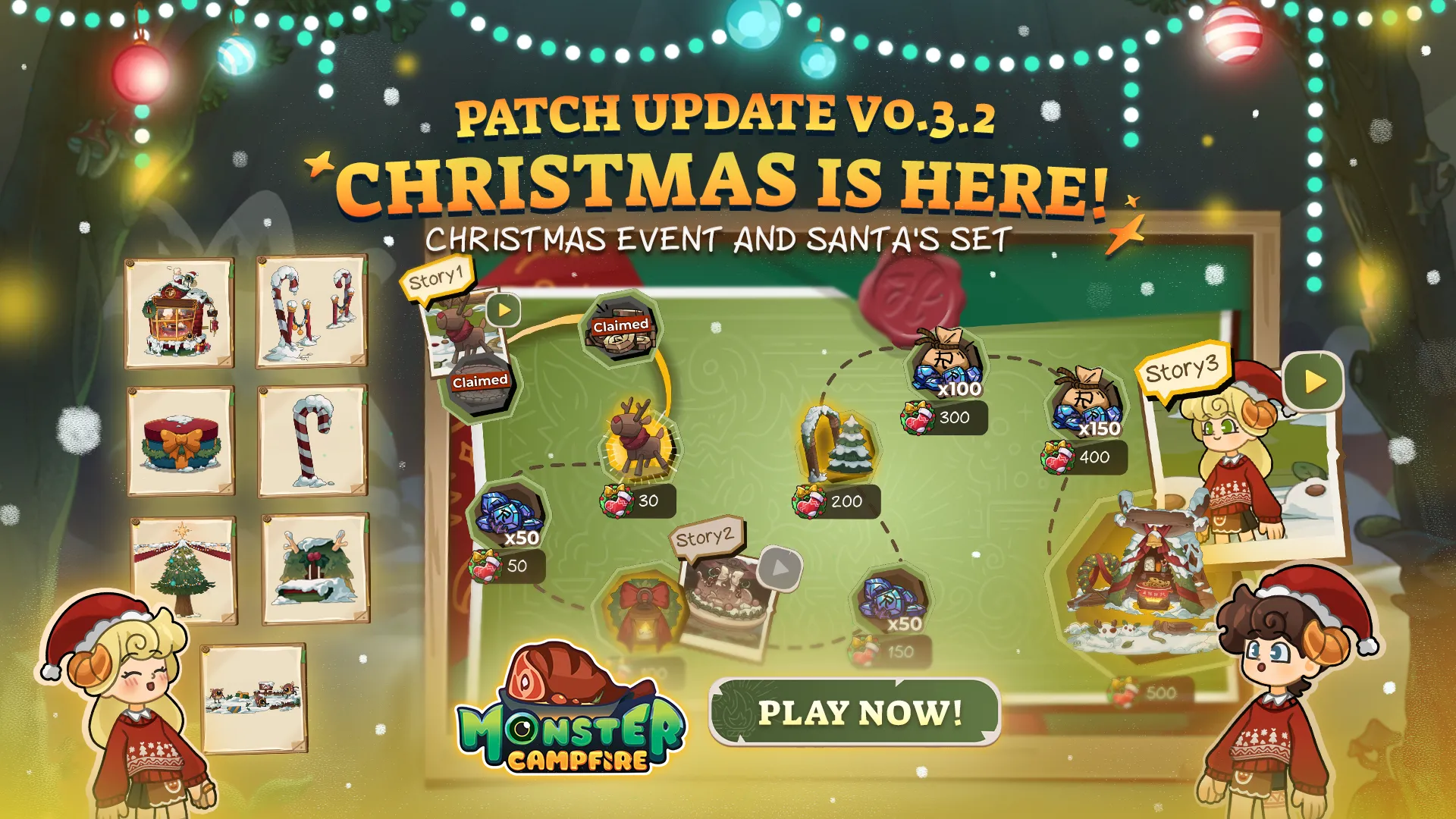 Update Version 0.3.2 | Christmas Event, Santa Set, and New Story