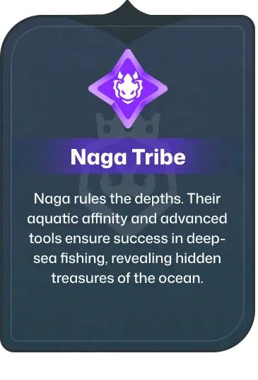League of Fisher back naga Nylara card