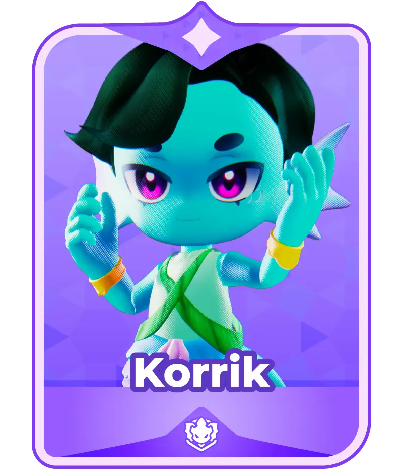 League of Fisher front naga Korrik card