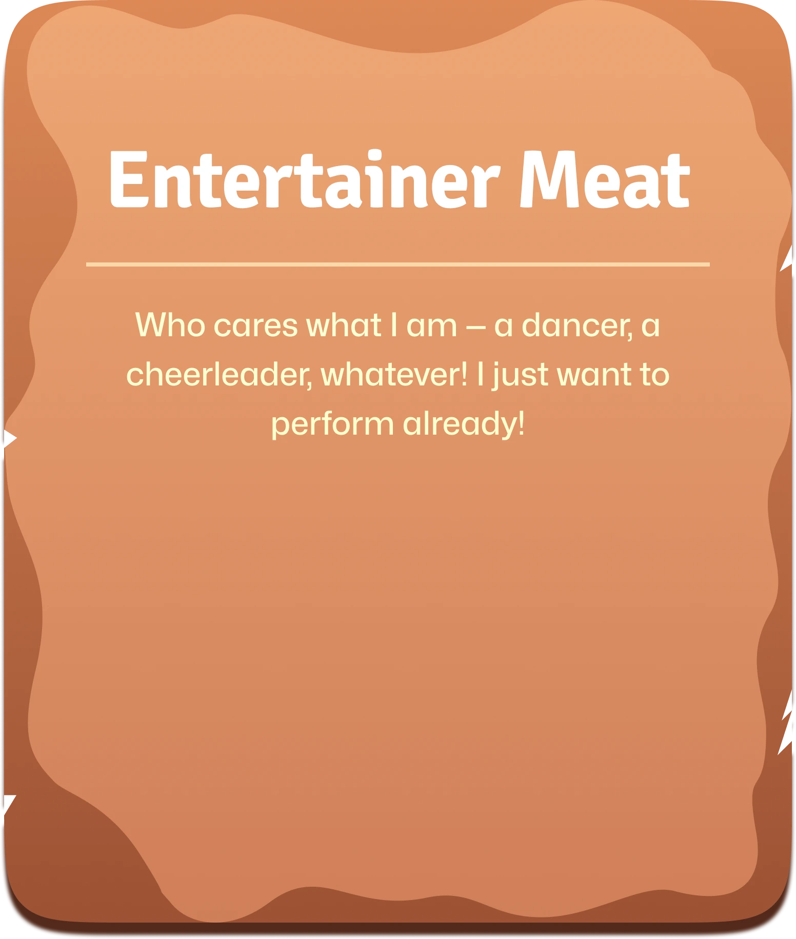 Monster Campfire back entertainer meat banner