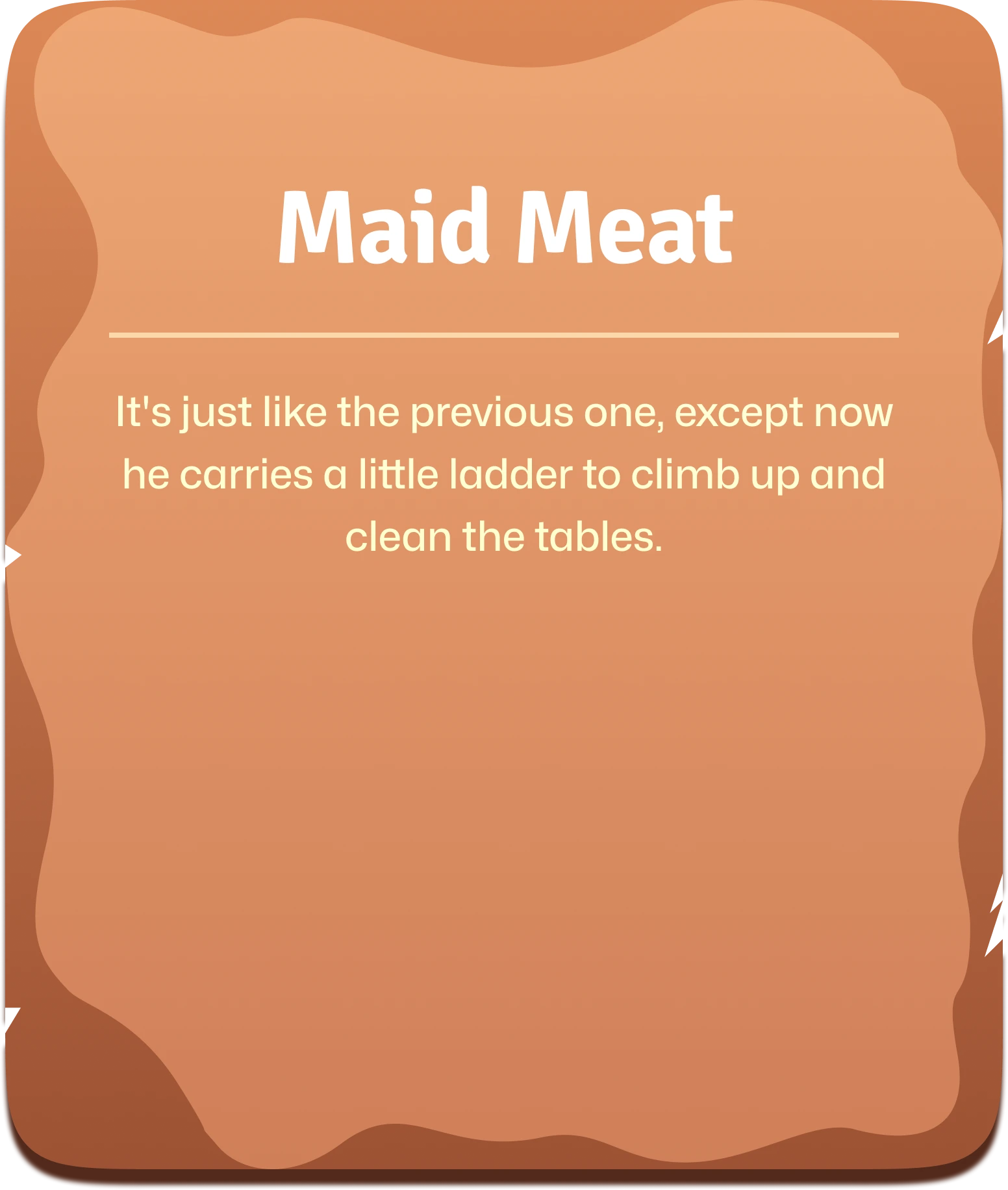 Monster Campfire back maid meat banner