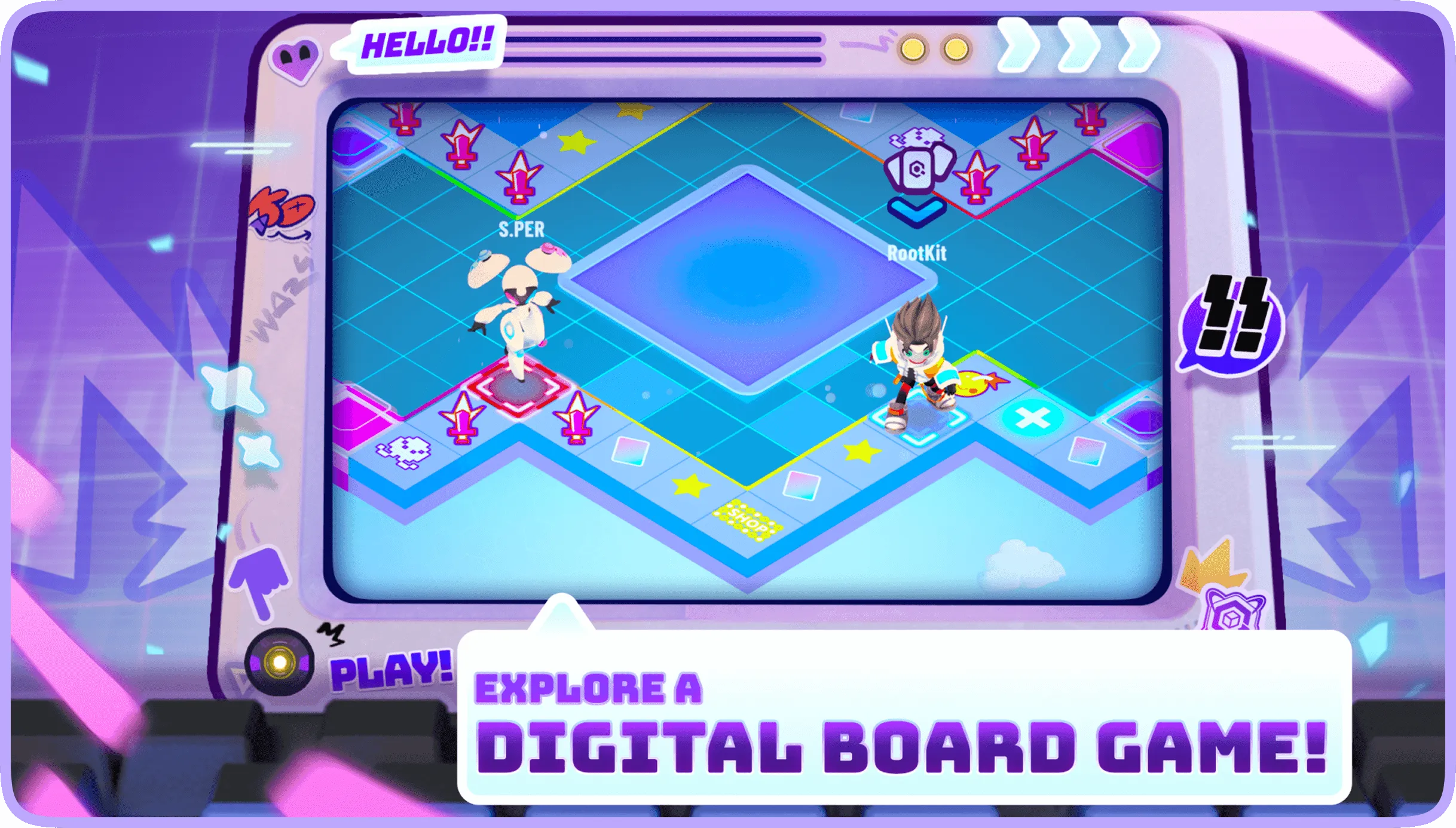 Quantum Wars explore digital board game banner