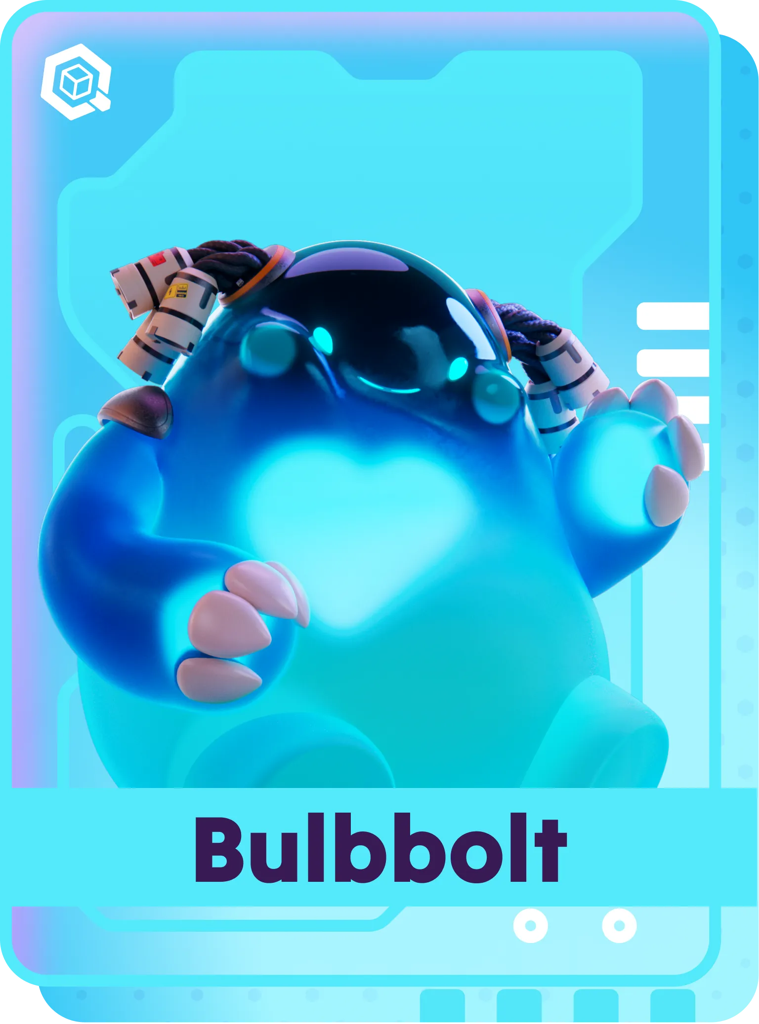 Quantum Wars front bulbbolt character card