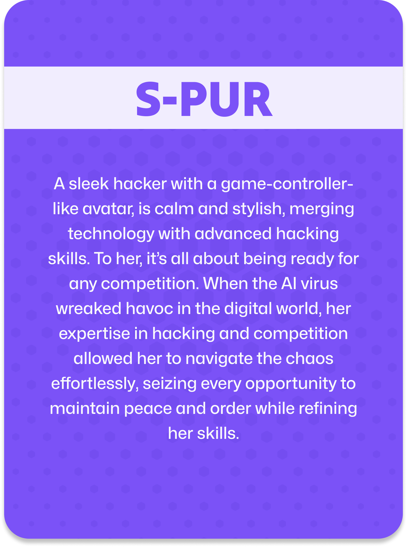 Character card back variation 3 layout