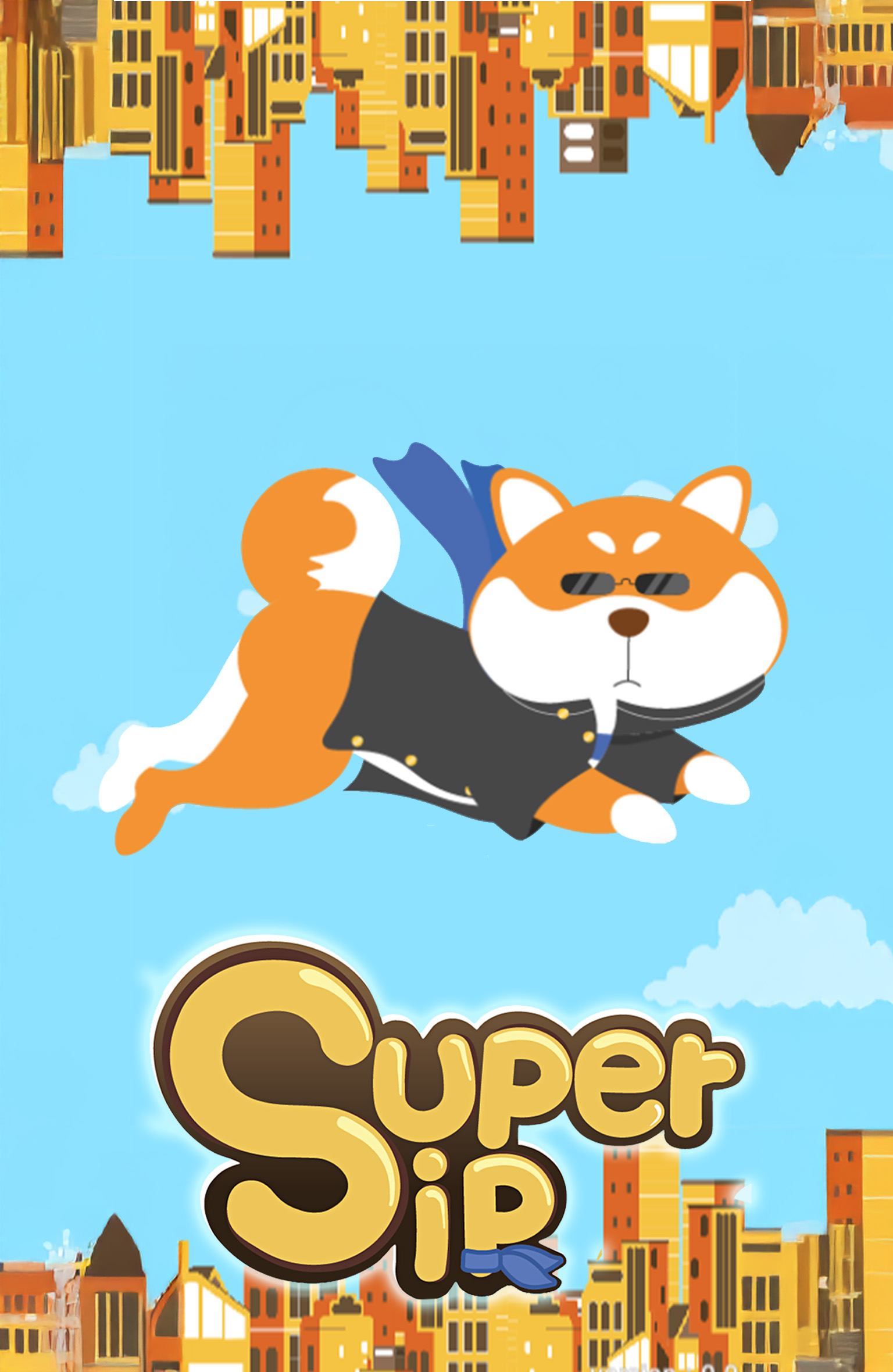 Super Sip casual mobile game promotional artwork